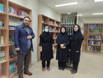 بازدید از کتابخانه مرکز آموزشی امام خمینی(ره) اردبیل